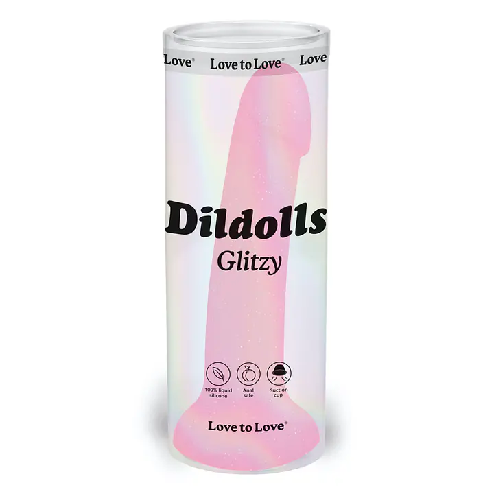 Дилдо з блискітками Love To Love DILDOLLS - GLITZY ультрам'який - Master