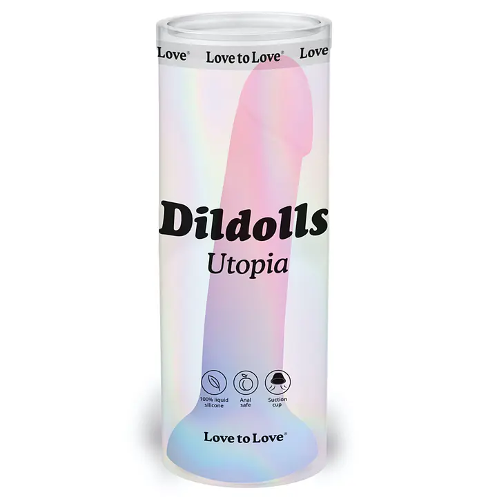 Дилдо з кольоровим градієнтом Love To Love DILDOLLS - UTOPIA ультрам'який - Master