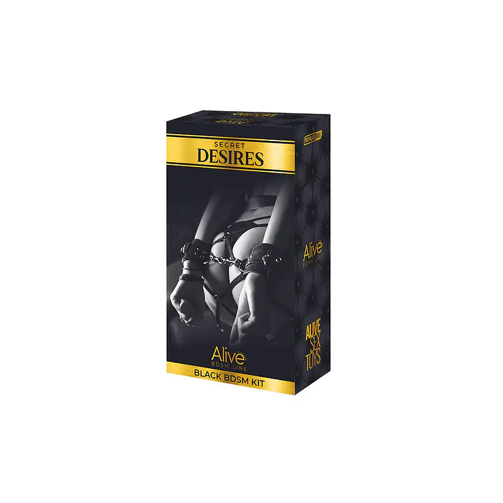 Набір аксесуарів БДСМ Alive Secret Desires Black Kit (8 pcs) - Master