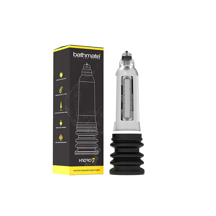 Гідропомпа Bathmate Hydro 7 Clear, для члена довижной от 12,5 до 18см, діаметр до 5см - Master