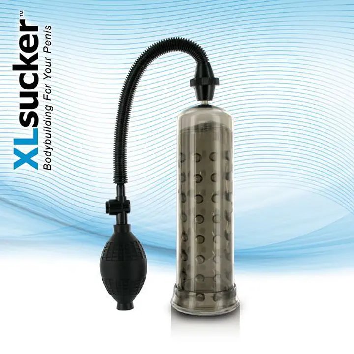 Вакуумна помпа XLsucker Penis Pump Black для члена довжиною до 18см, діаметр до 4 см - Master