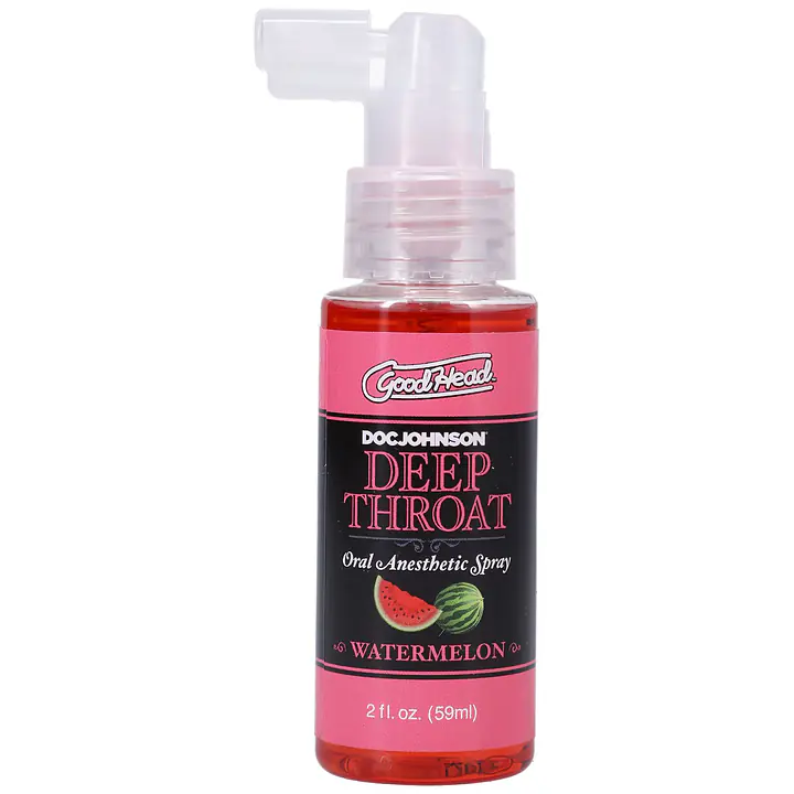 Спрей для мінету Doc Johnson GoodHead DeepThroat Spray - Watermelon 59 мл для глибокого мінету - Master