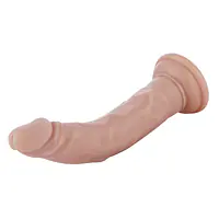 Реалістичний фалоімітатор для секс-машин Hismith 7.5″ Flexible Silicone Dildo, система KlicLok - Master