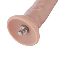 Реалістичний фалоімітатор для секс-машин Hismith 7.5″ Flexible Silicone Dildo, система KlicLok - Master