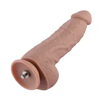 Гнучкий фалоімітатор для секс-машин Hismith 9.25″ Silicone Dildo, система KlicLok - Master
