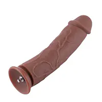 Силіконовий фалоімітатор для секс-машин Hismith 11″ Silicone Dildo, система KlicLok - Master