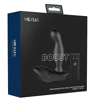 Вібромасажер простати Nexus Boost з надувною головкою, пульт ДК - Master