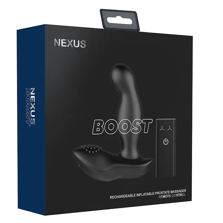 Вібромасажер простати Nexus Boost з надувною головкою, пульт ДК - Master