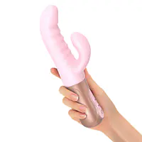 Подвійний пульсатор-кролик Love To Love SASSY BUNNY - BABY PINK - Master
