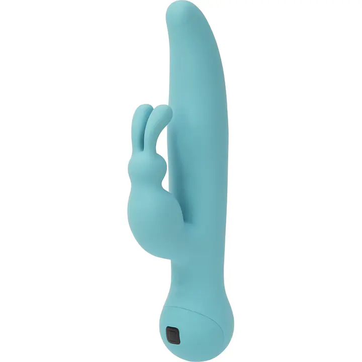 Вібратор-кролик з сенсорним управлінням і ротацією Touch by SWAN - Duo Teal, глибока вібрація - Master