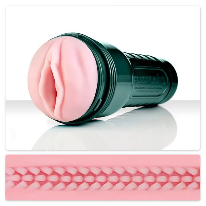 Мастурбатор з вібрацією Fleshlight Vibro Pink Lady Touch, три віброкулі, стимулювальний рельєф - Master