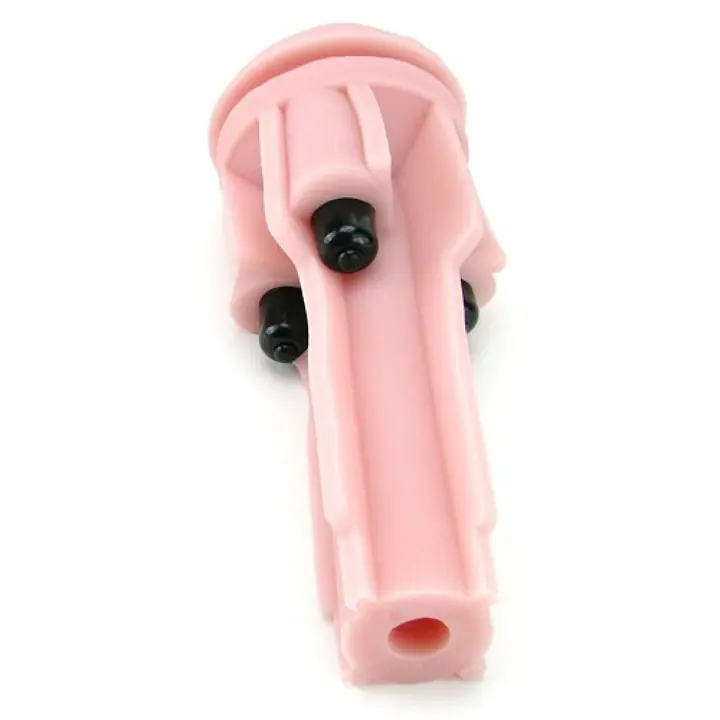 Мастурбатор з вібрацією Fleshlight Vibro Pink Lady Touch, три віброкулі, стимулювальний рельєф - Master