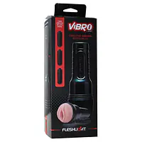 Мастурбатор з вібрацією Fleshlight Vibro Pink Lady Touch, три віброкулі, стимулювальний рельєф - Master