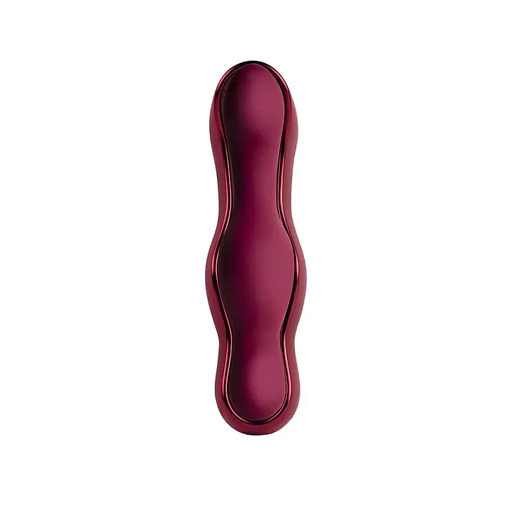 Універсальний sit-on-top вібратор Rocks Off Ruby Glow Blush, пульт ДК - Master