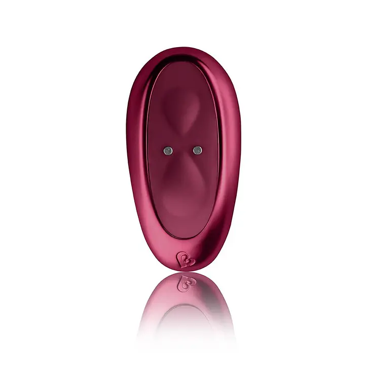 Універсальний sit-on-top вібратор Rocks Off Ruby Glow Blush, пульт ДК - Master