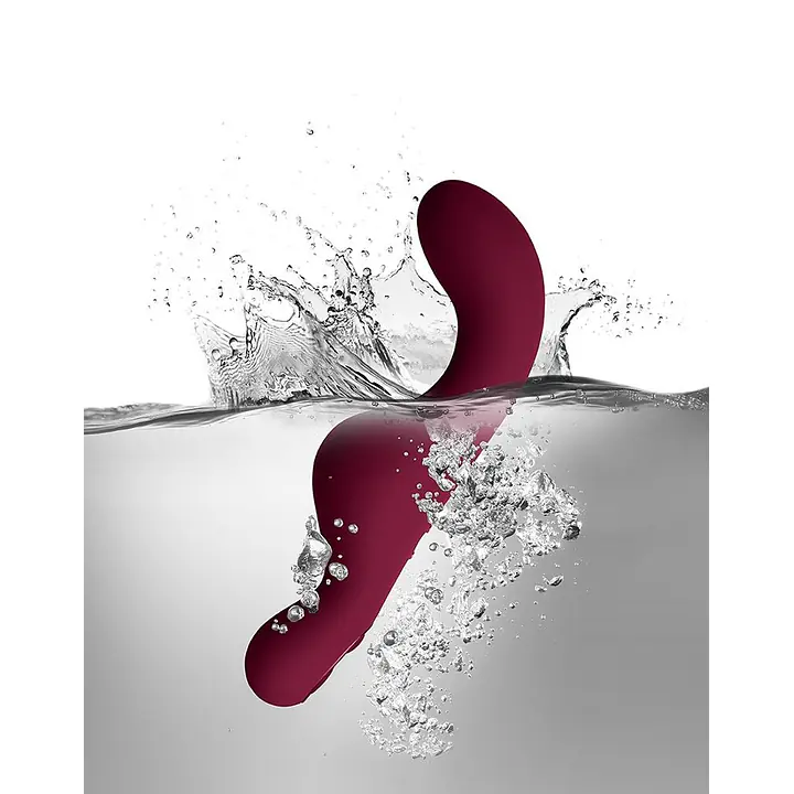 Універсальний sit-on-top вібратор Rocks Off Ruby Glow Blush, пульт ДК - Master