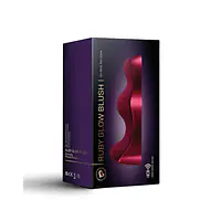 Універсальний sit-on-top вібратор Rocks Off Ruby Glow Blush, пульт ДК - Master