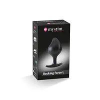 Силіконова анальна пробка Mystim Rocking Force L для електростимулятора, діаметр 4,7 см - Master