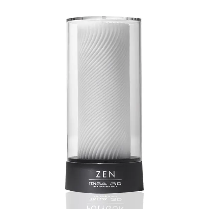 Мастурбатор Tenga 3D Zen, дуже ніжний, з антибактеріального еластомеру зі сріблом - Master