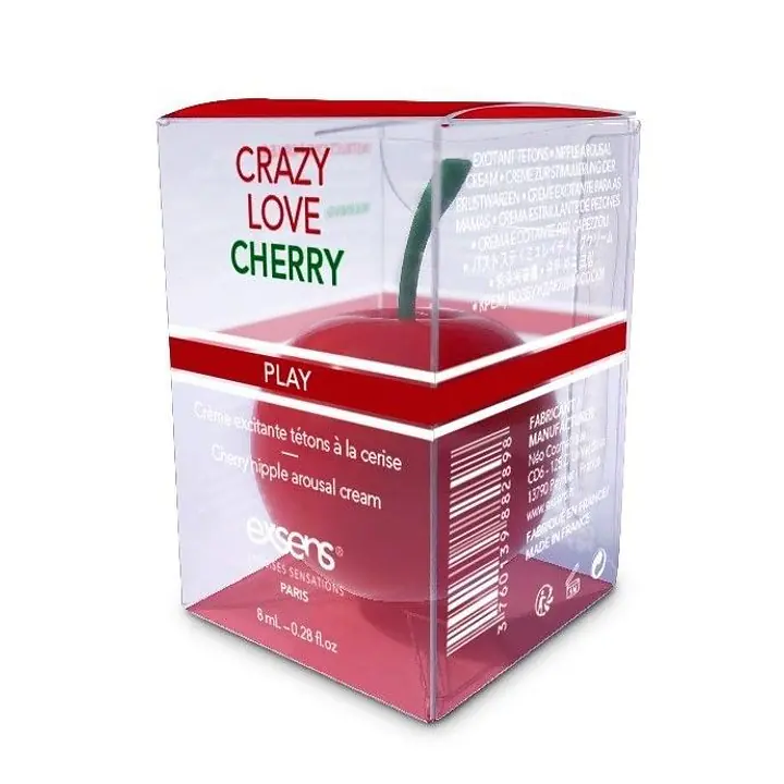Збуджувальний крем для сосків EXSENS Crazy Love Cherry (8 мл) з жожоба та олією ши, їстівний - Master