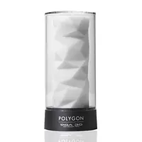 Мастурбатор Tenga 3D Polygon, дуже ніжний, з антибактеріального еластомеру зі сріблом - Master