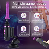 Міні секс-машина Hismith Mini Capsule Sex-Machine with Strong Suction Cup, потужна, перезаряджувана - Master