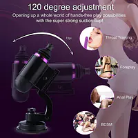 Міні секс-машина Hismith Mini Capsule Sex-Machine with Strong Suction Cup, потужна, перезаряджувана - Master