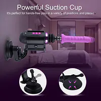 Міні секс-машина Hismith Mini Capsule Sex-Machine with Strong Suction Cup, потужна, перезаряджувана - Master