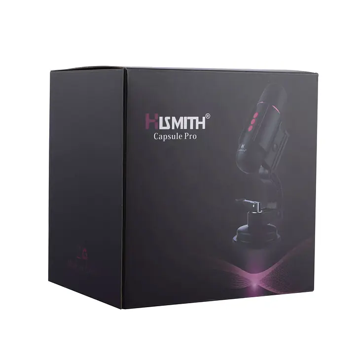 Міні секс-машина Hismith Mini Capsule Sex-Machine with Strong Suction Cup, потужна, перезаряджувана - Master