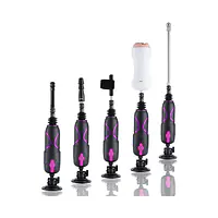 Набір адаптерів для секс-машин Hismith Luxury Kit - KlicLok System Set - Master