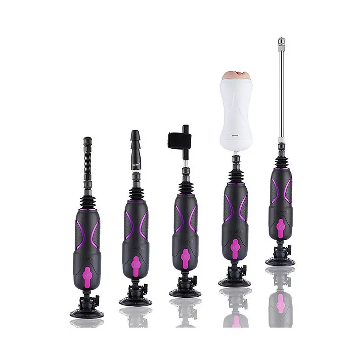 Набір адаптерів для секс-машин Hismith Luxury Kit - KlicLok System Set - Master