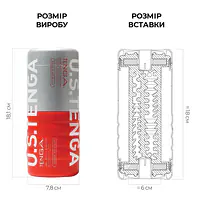 Мастурбатор Tenga US Double Hole Cup (двосторонній великий) з двома незалежними каналами - Master