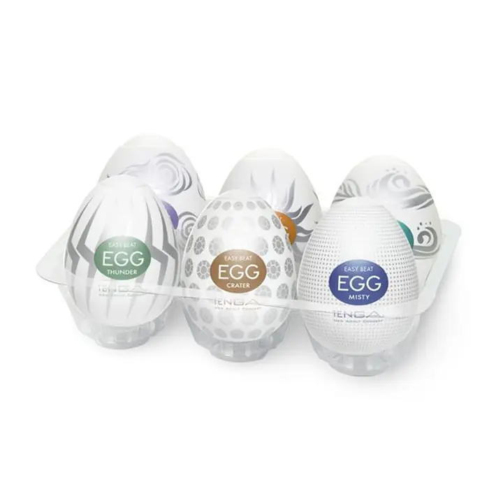 Набір мастурбаторів-яєць Tenga Egg Hard Boild Pack (6 яєць) - Master