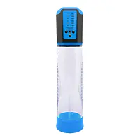 Автоматична вакуумна помпа Men Powerup Passion Enlargement system Blue, перезаряджувана, 5 режимів - Master