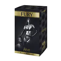 Набір для BDSM Alive FURY Black BDSM Kit, 10 предметів - Master