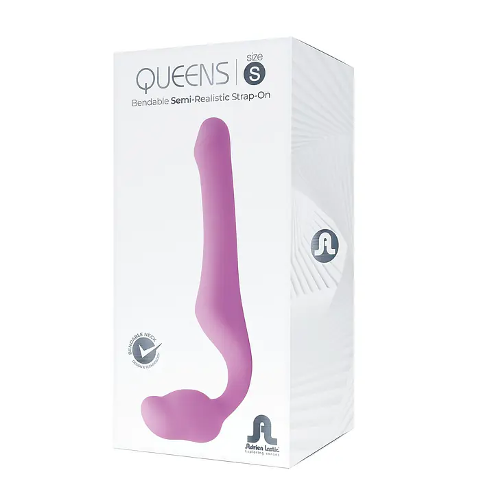 Безремінний страпон Adrien Lastic Queens S, регульований вигин, діаметр 3 см - Master