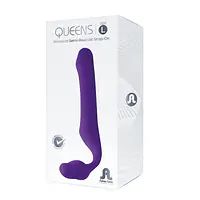 Безремінний страпон Adrien Lastic Queens L, регульований вигин, діаметр 3,8 см - Master