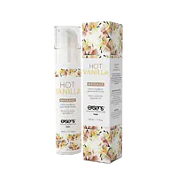 Масажна олія EXSENS Hot Vanilla 50мл розігріває, без цукру, без парабенів, їстівна - Master