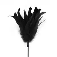 Лоскітка з пером півня Art of Sex – Feather Paddle, чорна - Master