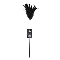 Лоскітка з пером півня Art of Sex – Feather Paddle, чорна - Master