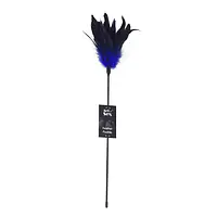Лоскітка з пером півня Art of Sex – Feather Paddle, синя - Master