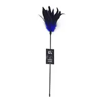 Лоскітка з пером півня Art of Sex – Feather Paddle, синя - Master