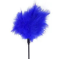 Лоскітка з пером індика Art of Sex – Feather Paddle, синя - Master
