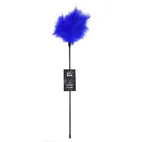 Лоскітка з пером індика Art of Sex – Feather Paddle, синя - Master
