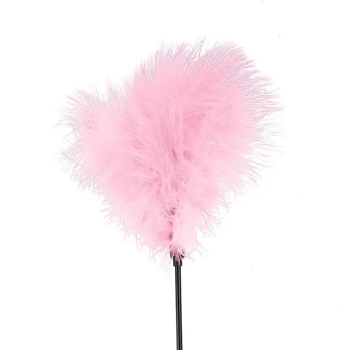 Лоскітка з пером індика Art of Sex – Feather Paddle, рожева - Master