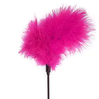 Лоскітка з пером індика Art of Sex – Feather Paddle, темно-рожева - Master