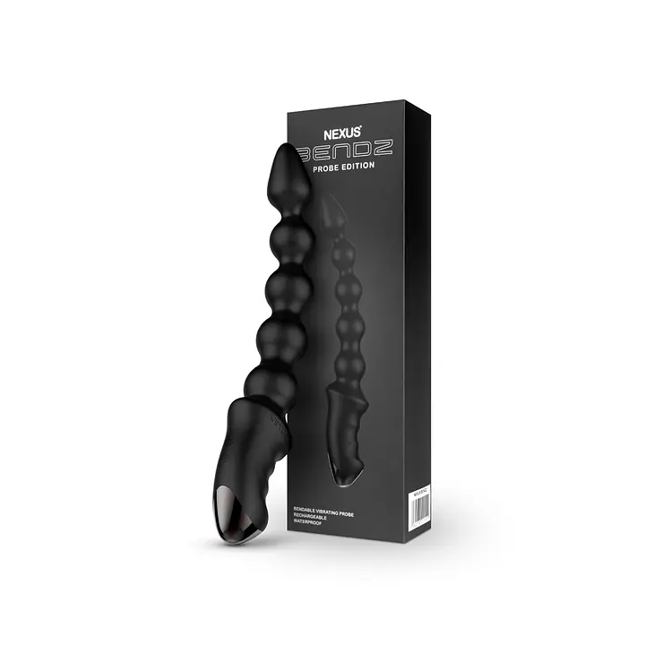 Анальний вібратор-намисто Nexus BENDZ Bendable Vibrator Probe Edition, ефект пам’яті форми - Master