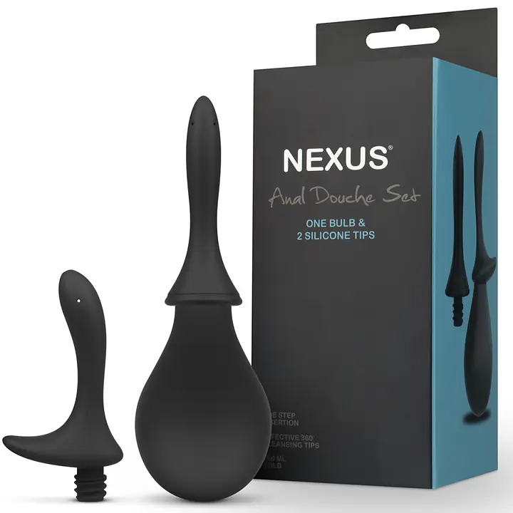 Анальний душ із двома насадками Nexus ANAL DOUCHE SET 260 ml - Master