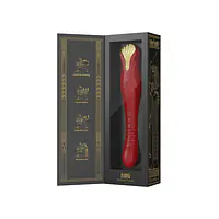 Смартвібратор-пульсатор Zalo — King Wine Red, кристал Swarovski - Master