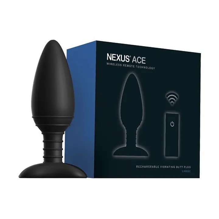 Анальна вібропробка Nexus ACE Large, з пультом ДК, макс. діаметр 5 см - Master